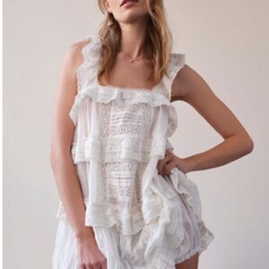 Free People White Lace Dress